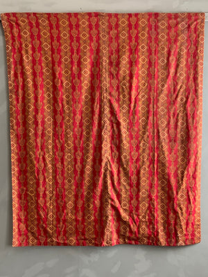 Victorian Paisley ' Turkey Red ' print  (172 x 145cm)