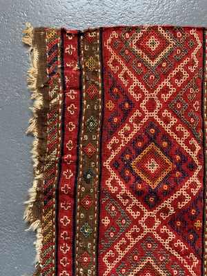 Caucasian antique Shahsavan mafrash panels (60 x 50cm)