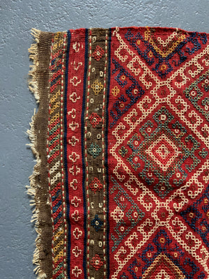 Caucasian antique Shahsavan mafrash panels (60 x 50cm)