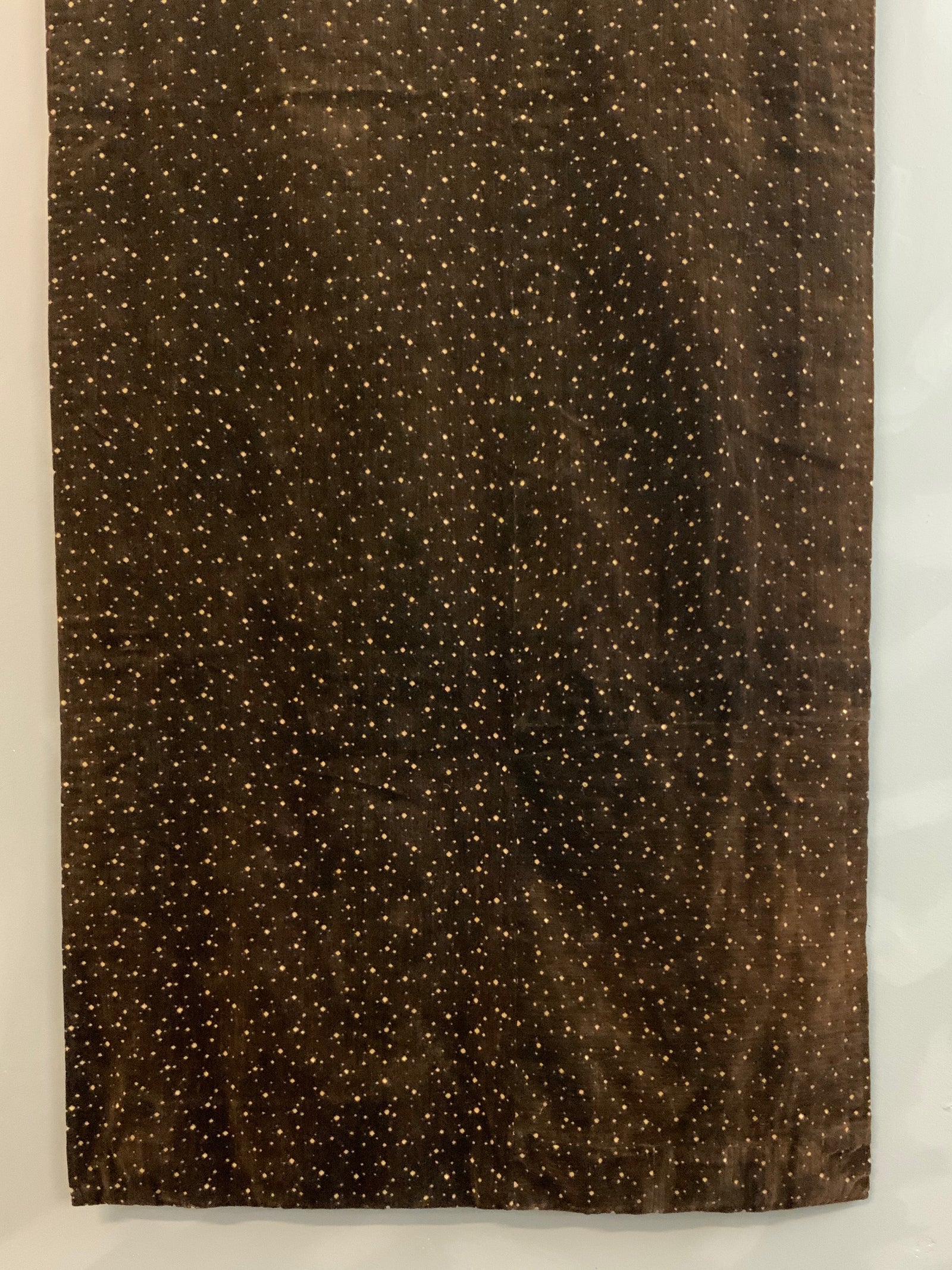 Italian 1930s cut velvet (189 x 69cm)