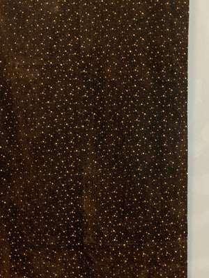 Italian 1930s cut velvet (189 x 69cm)