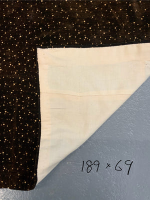 Italian 1930s cut velvet (189 x 69cm)