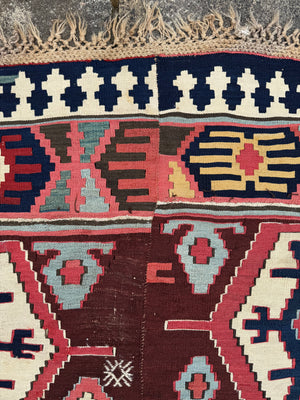 Azeri Kurdish antique kilim (233 x 172cm)