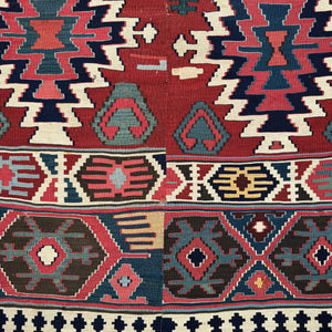 Azeri Kurdish antique kilim (233 x 172cm)