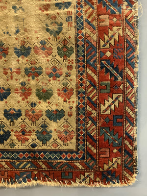 Caucasian antique Shirvan rug (130 x 89cm) *AF