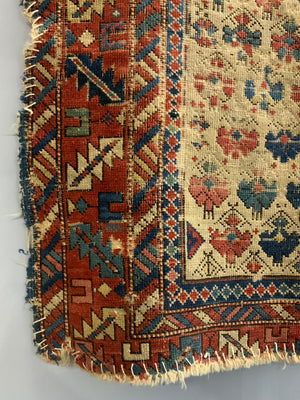 Caucasian antique Shirvan rug (130 x 89cm) *AF