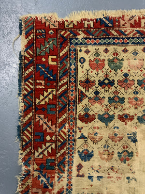 Caucasian antique Shirvan rug (130 x 89cm) *AF