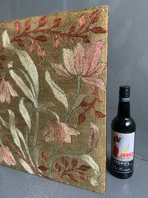 William Morris  & Co. antique silk embroidery (50 x 43cm)