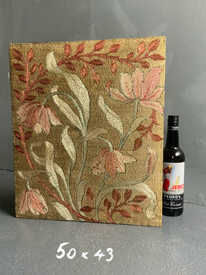 William Morris  & Co. antique silk embroidery (50 x 43cm)