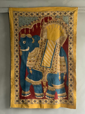 South Indian mordant  resist block print (126 x 84cm)