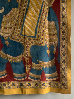 South Indian mordant  resist block print (126 x 84cm)