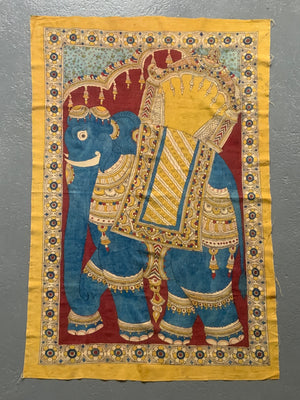 South Indian mordant  resist block print (126 x 84cm)