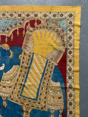 South Indian mordant  resist block print (126 x 84cm)