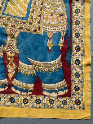 South Indian mordant  resist block print (126 x 84cm)