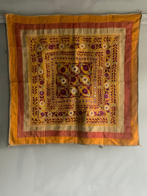 Gujarat embroidered rumal (83 x 83cm)
