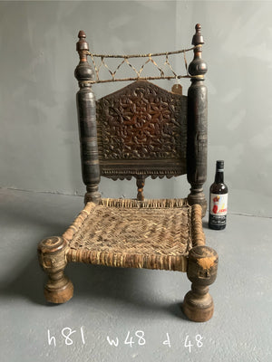 Kohistan/  Nuristan Hindu-Kush low chair (81 x 48 x 48cm)