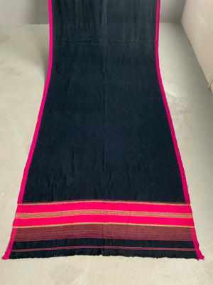 NWFP Pakistan handwoven shawl / wrap (468 x 128cm)