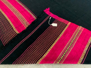 NWFP Pakistan handwoven shawl / wrap (468 x 128cm)