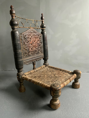 Kohistan/  Nuristan Hindu-Kush low chair (81 x 48 x 48cm)