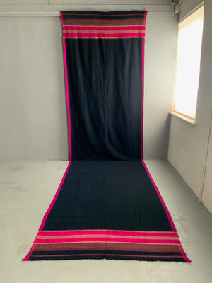 NWFP Pakistan handwoven shawl / wrap (468 x 128cm)