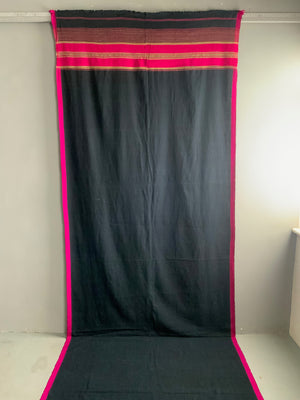 NWFP Pakistan handwoven shawl / wrap (468 x 128cm)