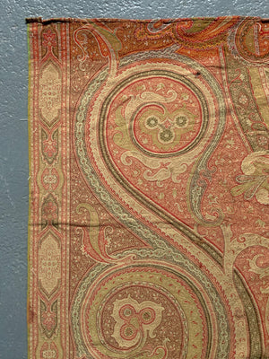 Paisley shawl fragment as found (153 x 156cm)
