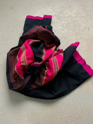 NWFP Pakistan handwoven shawl / wrap (468 x 128cm)