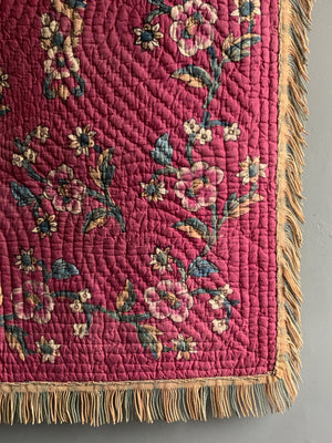 Turkish kandili quilted block print (143 x 98cm)