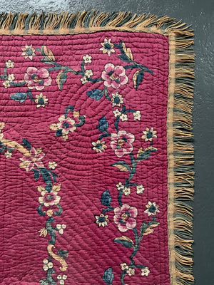 Turkish kandili quilted block print (143 x 98cm)