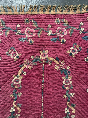 Turkish kandili quilted block print (143 x 98cm)