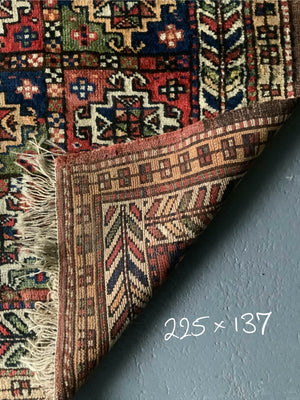 Kuchang Kurdish vintage Rug (225 x 137cm)