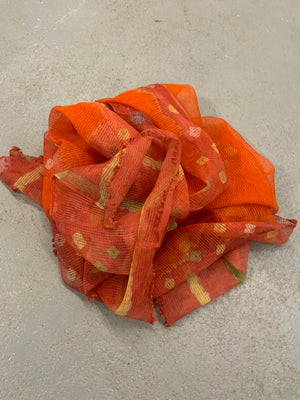 Rajasthan or Gujarat summer tie-dye bandhani shawl (206 x 134cm)