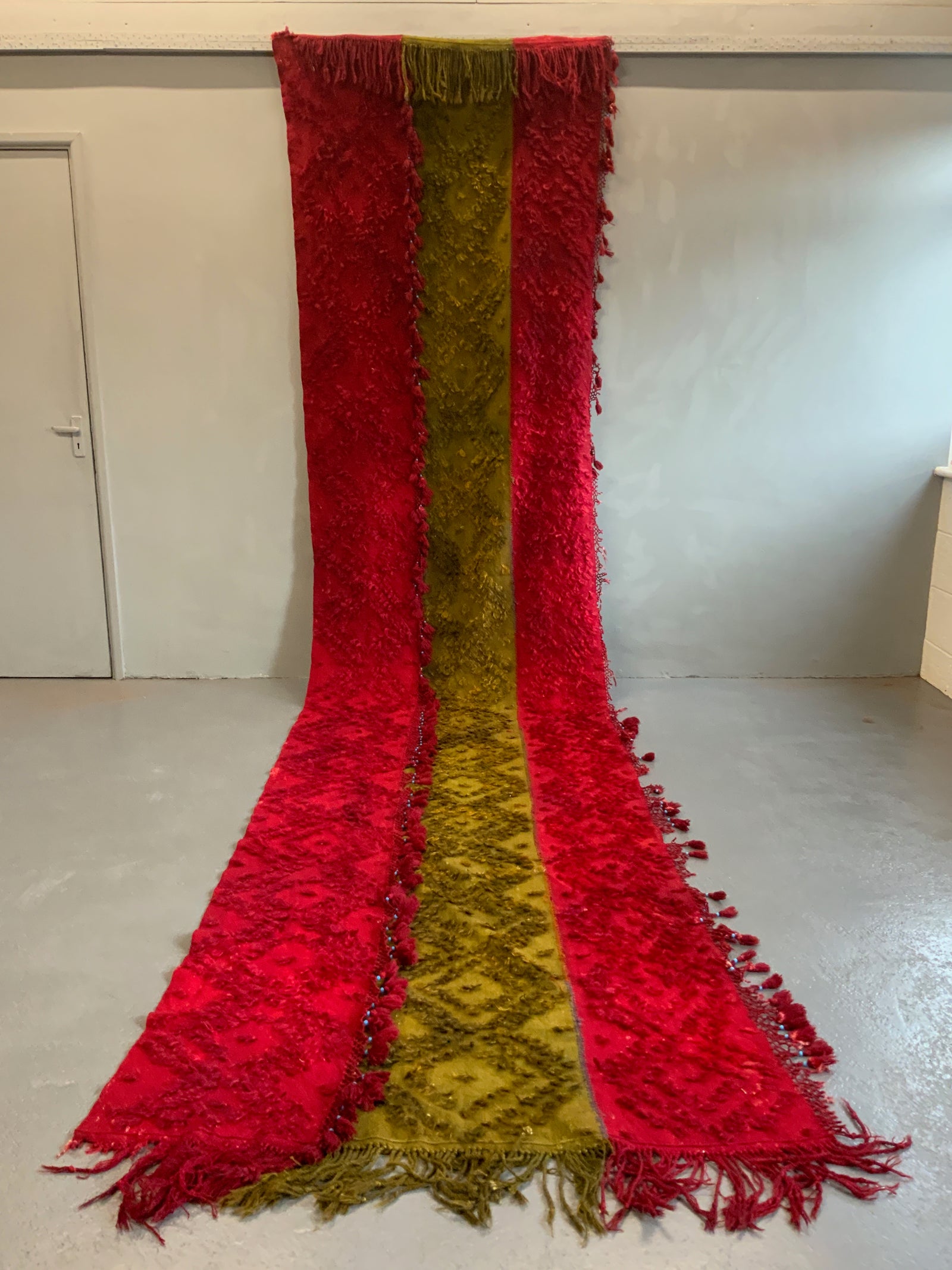 Turkish Anatolian vintage perde tent divide hanging (470 x 114cm)