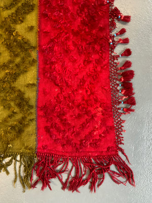 Turkish Anatolian vintage perde tent divide hanging (470 x 114cm)