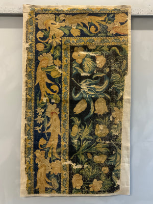 A Louis XIV Savonnerie carpet fragment (153 x 87cm)
