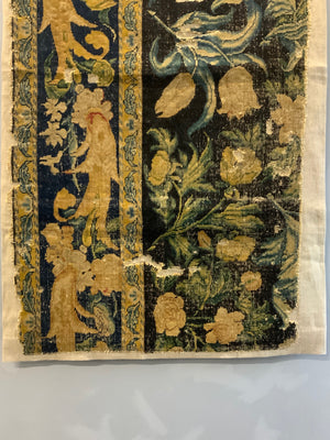 A Louis XIV Savonnerie carpet fragment (153 x 87cm)