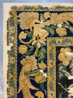 A Louis XIV Savonnerie carpet fragment (153 x 87cm)