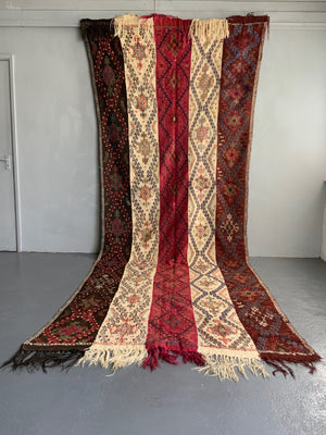 Turkish E. Anatolian antique perde tent divide (437 x 173cm)