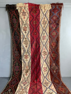 Turkish E. Anatolian antique perde tent divide (437 x 173cm)