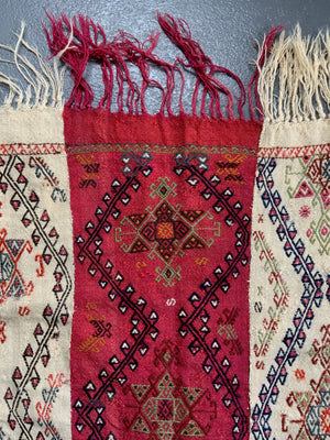 Turkish E. Anatolian antique perde tent divide (437 x 173cm)