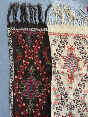 Turkish E. Anatolian antique perde tent divide (437 x 173cm)