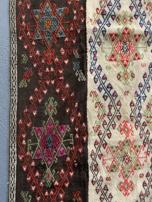Turkish E. Anatolian antique perde tent divide (437 x 173cm)