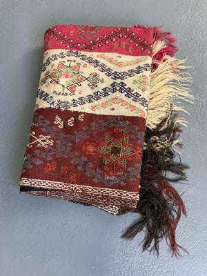 Turkish E. Anatolian antique perde tent divide (437 x 173cm)