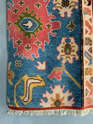 Turkish Ushak bespoke rug sample (124 x 113cm) *new