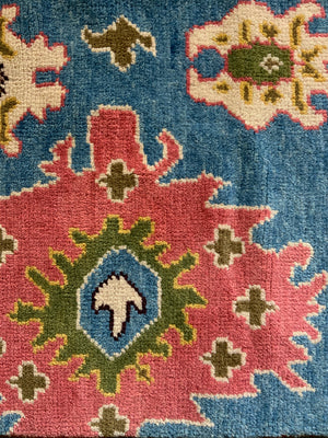 Turkish Ushak bespoke rug sample (124 x 113cm) *new
