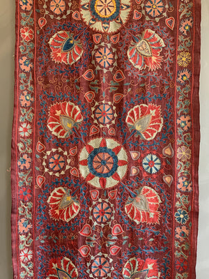 Uzbekistan Bukhara fine modern suzani (342 x 72cm)