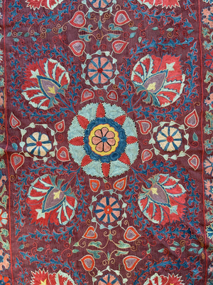 Uzbekistan Bukhara fine modern suzani (342 x 72cm)