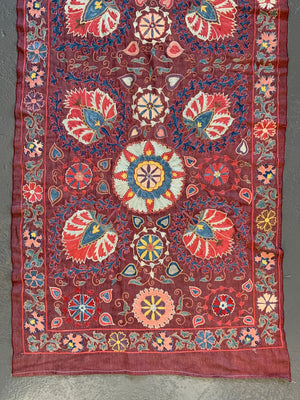 Uzbekistan Bukhara fine modern suzani (342 x 72cm)