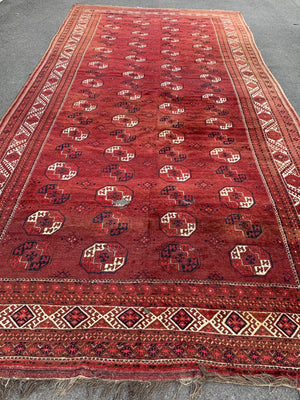 Chob Bash / Kizil Eyek Afghan oversize kelleigh carpet (673 x 300cm)