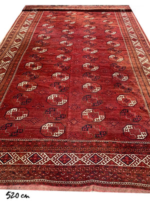 Chob Bash / Kizil Eyek Afghan oversize kelleigh carpet (673 x 300cm)